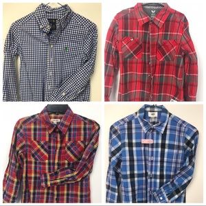 **SOLD**Boys  up/down shirts long sleeve